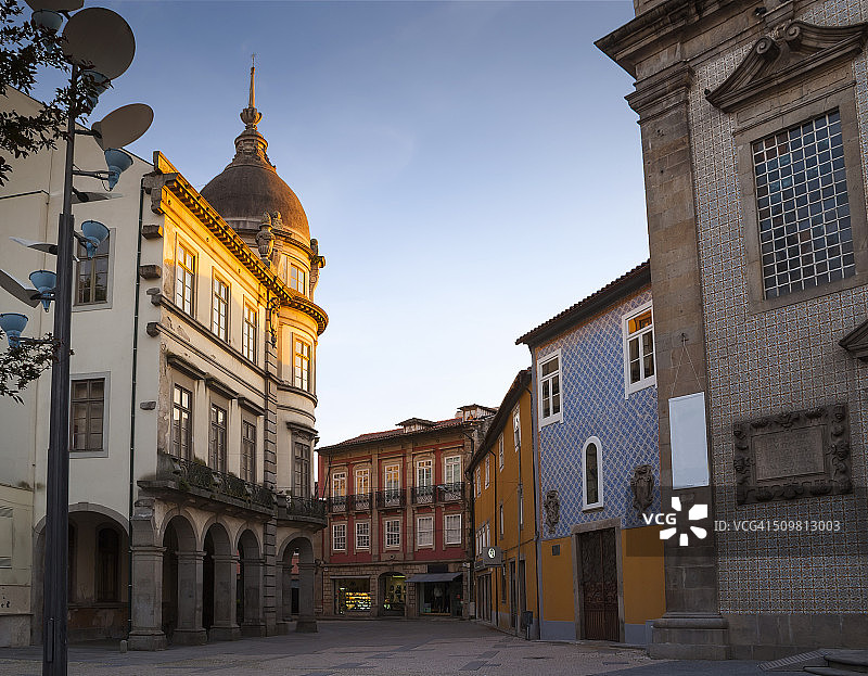 布拉加的日落图片素材