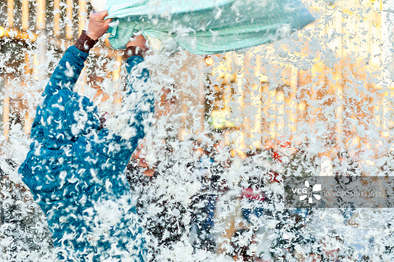 柏林枕头大战快闪活动图片素材