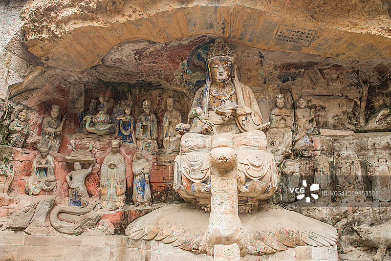 中国大足石刻图片素材