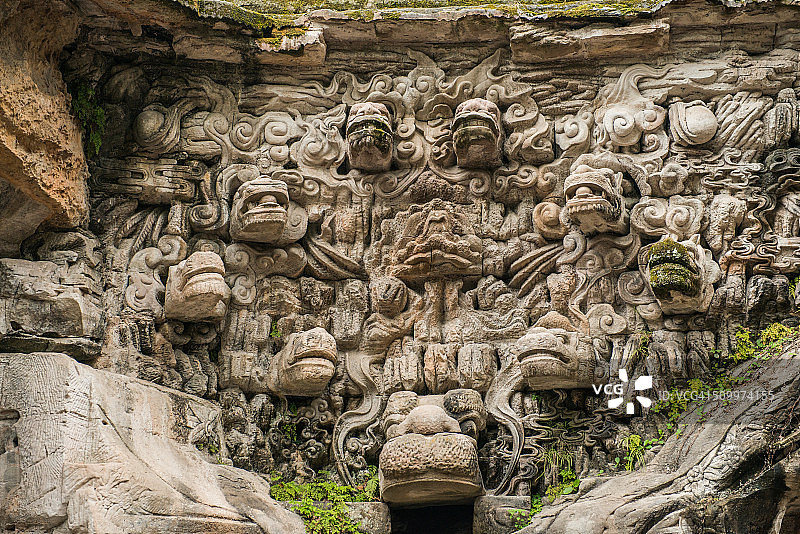 中国大足石刻图片素材