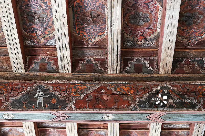 圣多明戈西洛斯修道院的穆德哈尔式天花板图片素材