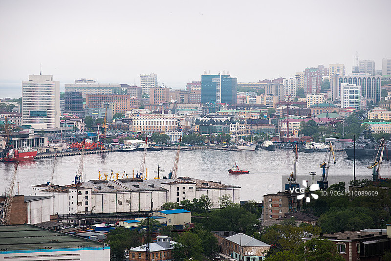 俄罗斯符拉迪沃斯托克港口图片素材