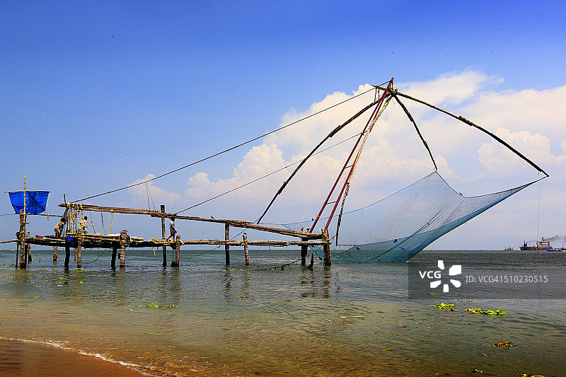 科钦堡的中国渔网图片素材