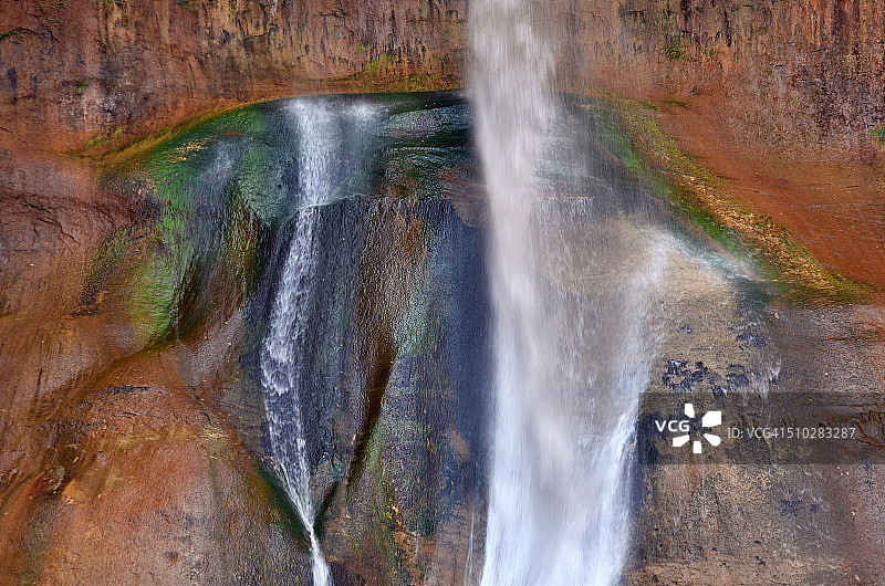 小牛溪瀑布图片素材