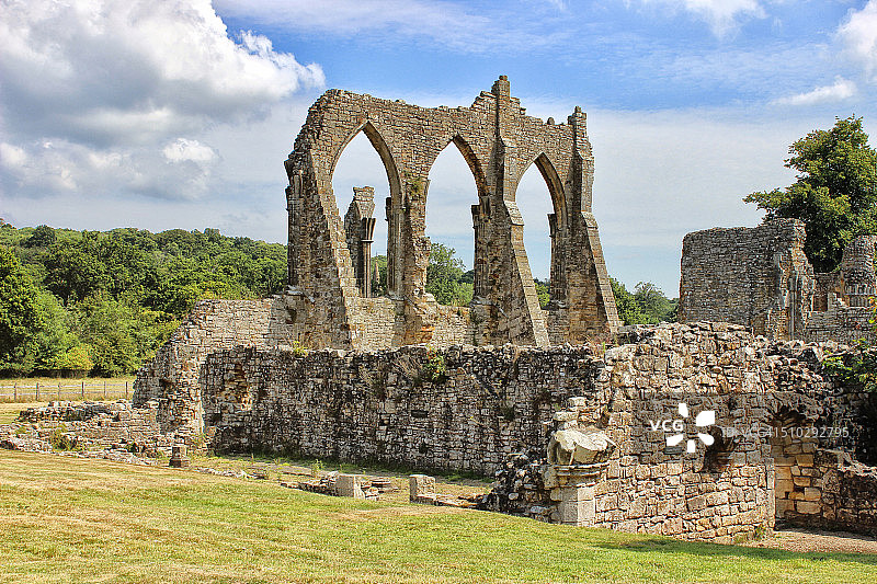 拜厄姆修道院遗址图片素材