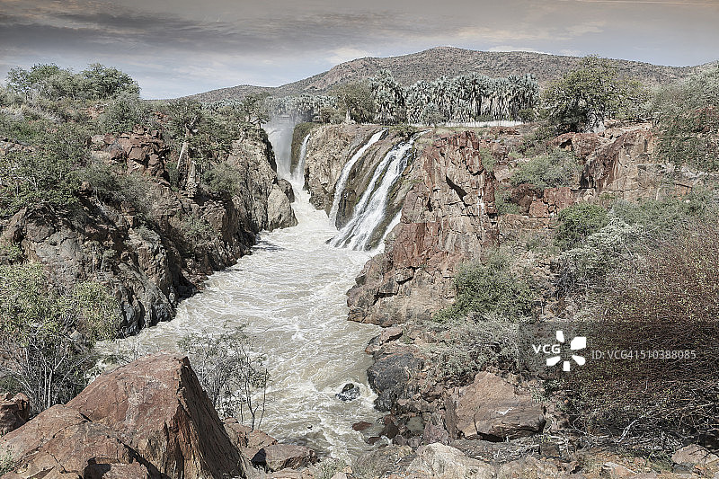 纳米比亚埃普帕瀑布图片素材