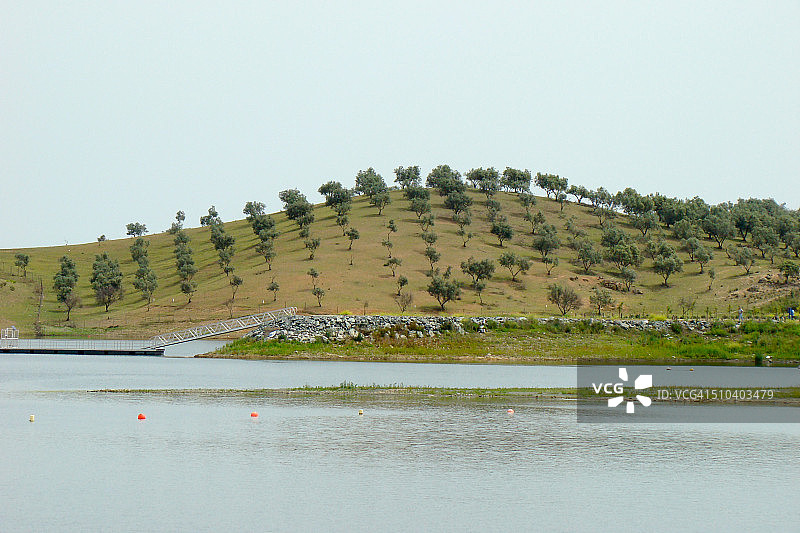 阿连特茹的阿凯瓦大坝图片素材