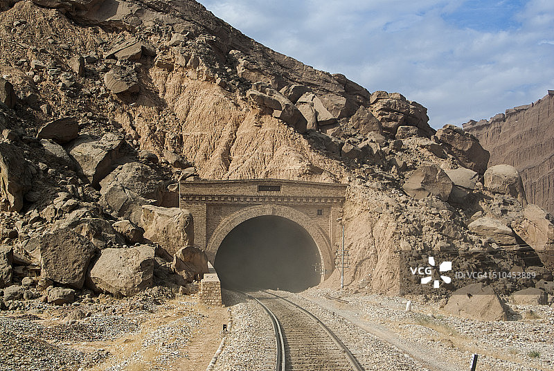 博兰山口的隧道图片素材