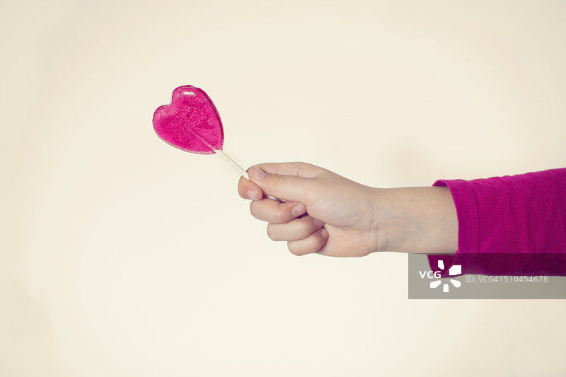 心形棒棒糖图片素材