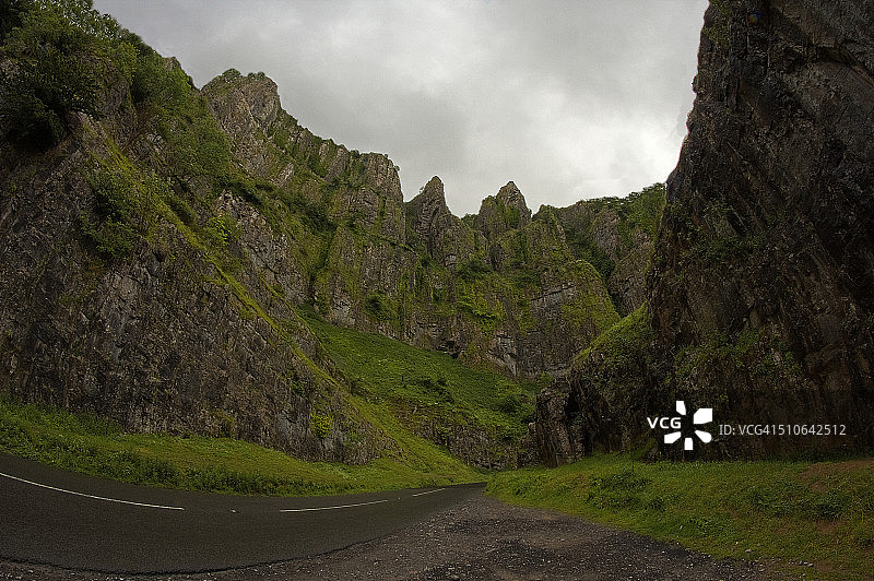 英国萨默塞特郡切达峡谷图片素材