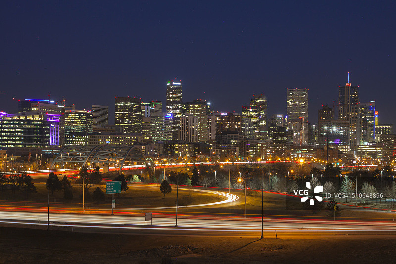 丹佛市中心区图片素材