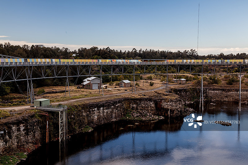 砖砌坑环步道图片素材