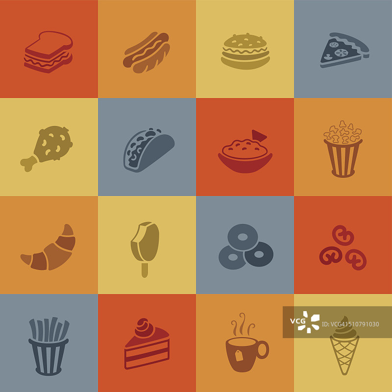 快餐图标图片素材