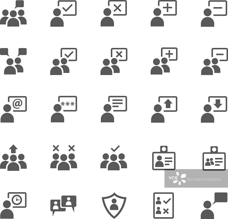 用户图标集图片素材