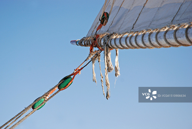 三角帆船的帆图片素材