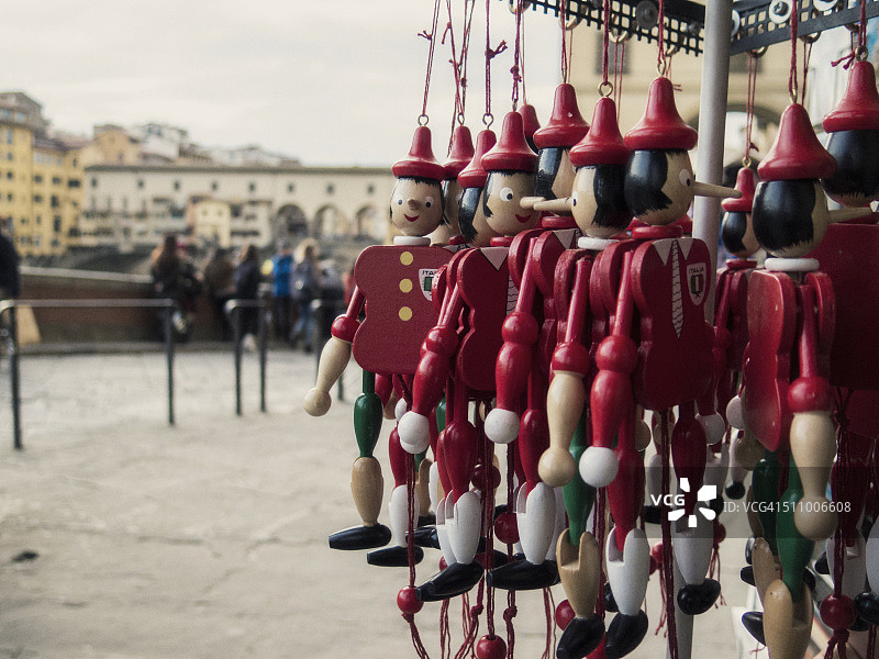 佛罗伦萨的匹诺曹图片素材