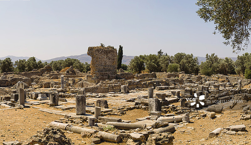 戈尔廷遗址，裁判席图片素材