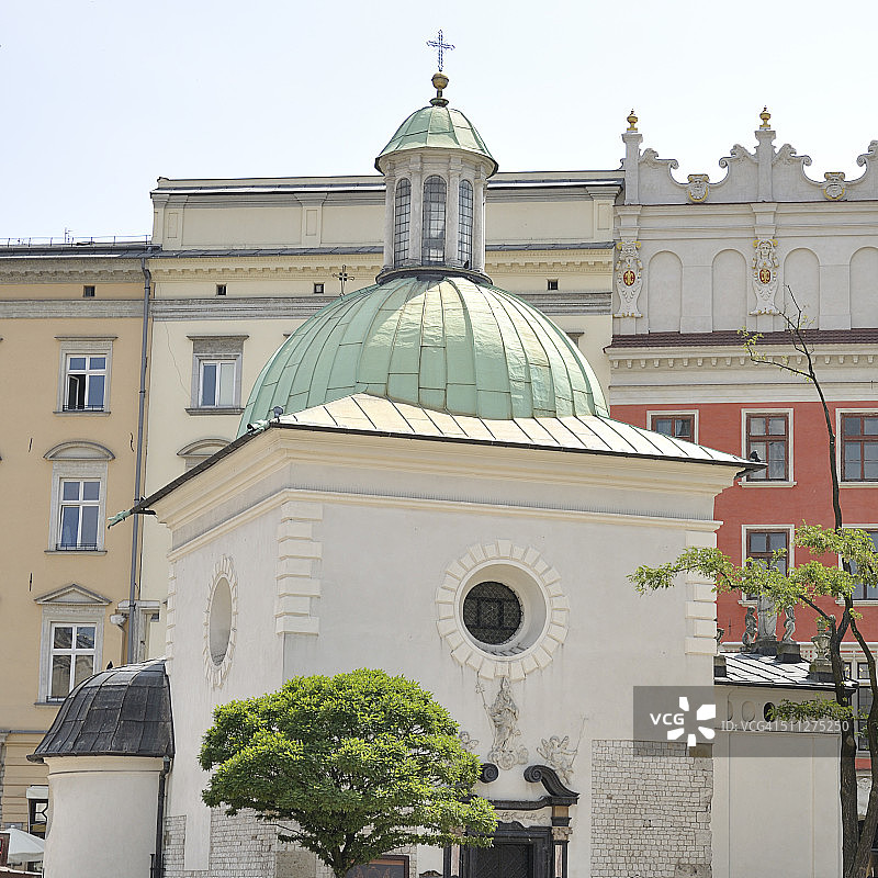 克拉科夫圣阿达尔贝特教堂图片素材