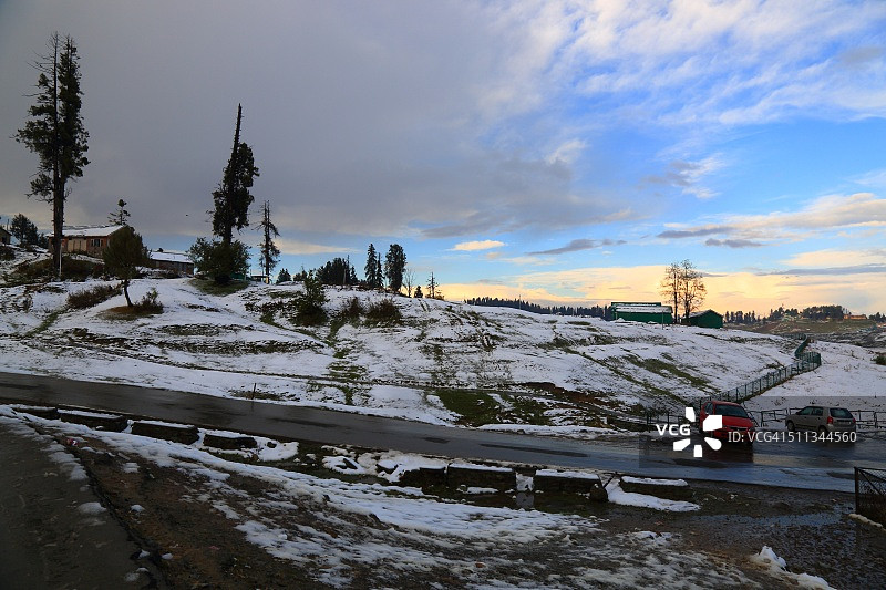 克什米尔古尔马尔格图片素材