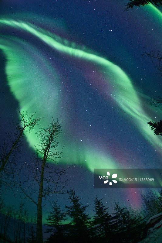 极光天空图片素材