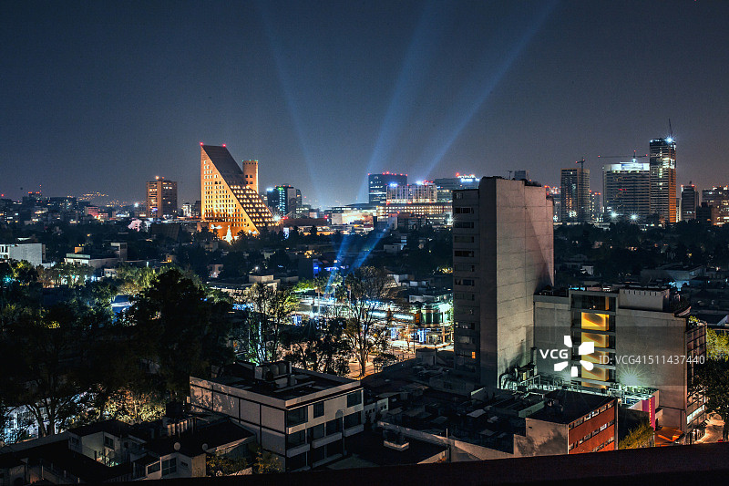 2016年墨西哥城波兰科的新年除夕图片素材