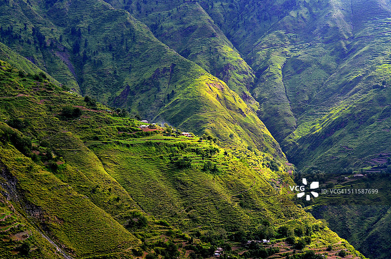 卡甘山谷图片素材