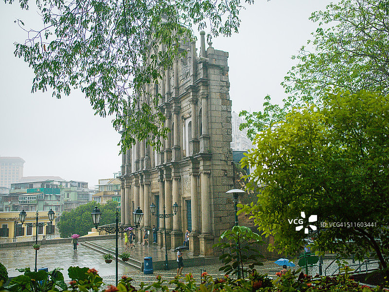 圣保罗大教堂遗址图片素材