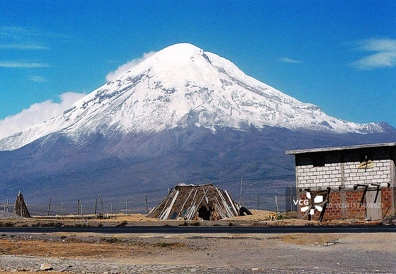 钦博拉索火山图片素材