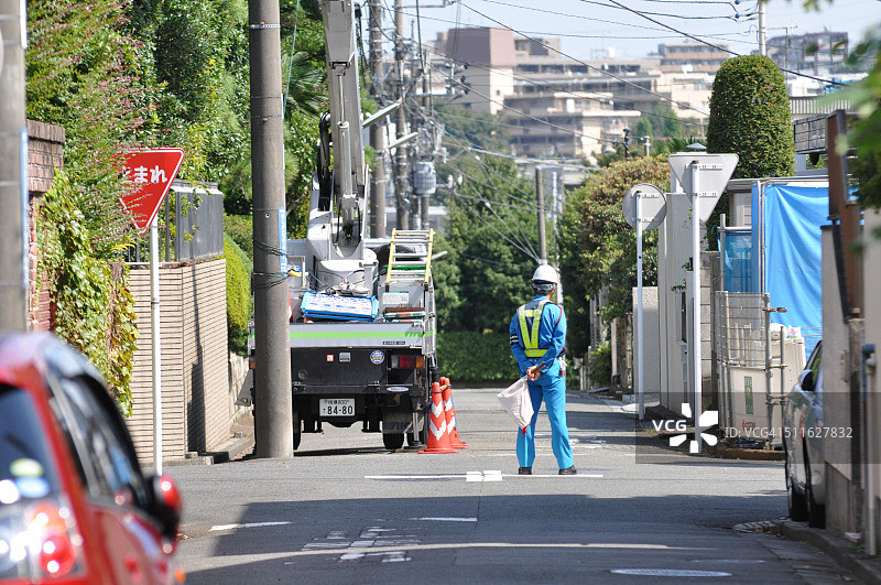 体验当地生活：交通安全员图片素材