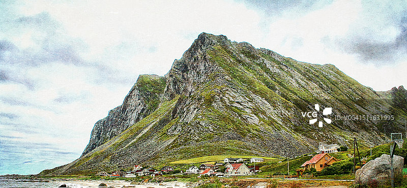 维克滕偏远村庄图片素材