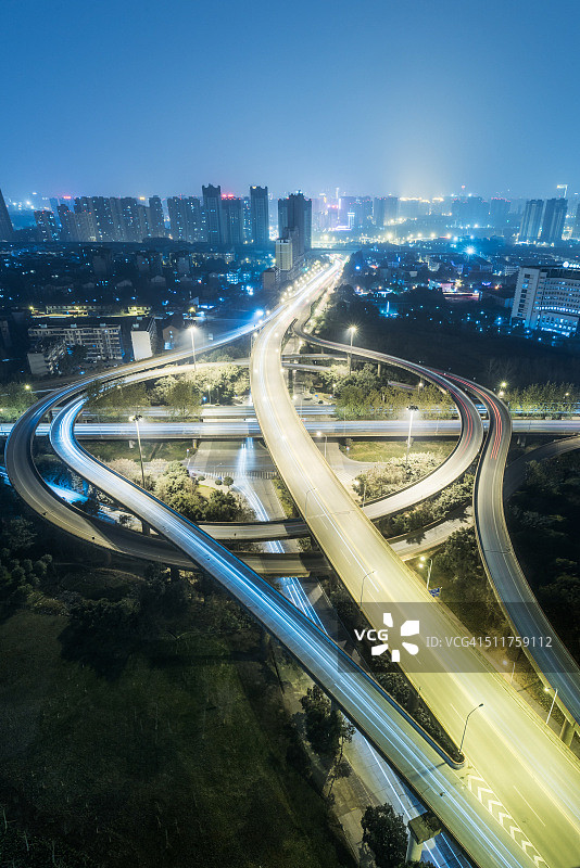 成都航天立交桥（竖版）图片素材