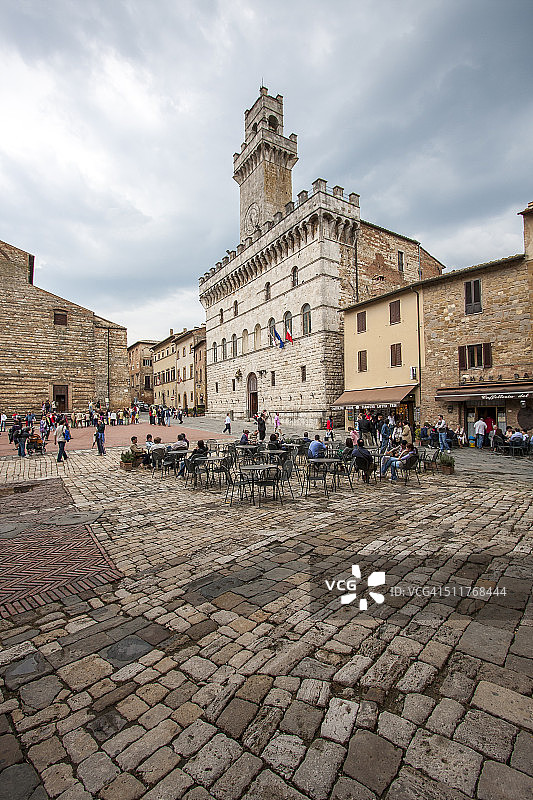 蒙特普尔恰诺的格朗德广场图片素材