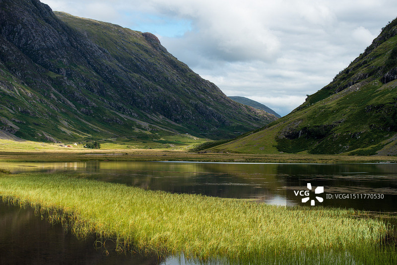格伦科峡谷阿赫特里奥赫坦湖图片素材