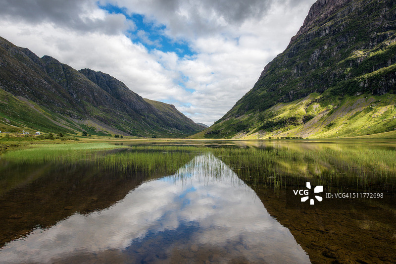 格伦科峡谷阿赫特里奥赫坦湖图片素材