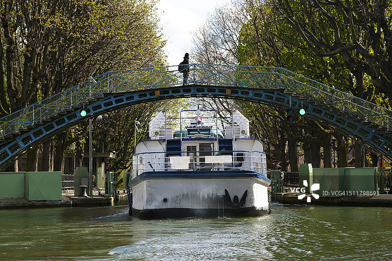 运河上的船图片素材