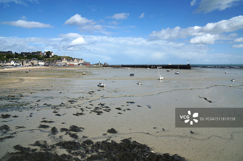 康卡勒海湾低潮图片素材