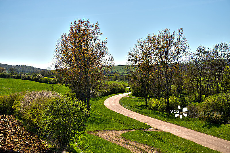 法国杜省贝桑松的乡村风光图片素材