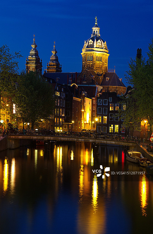 阿姆斯特丹大教堂图片素材