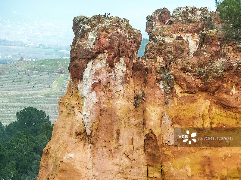 普罗旺斯鲁西荣的风景图片素材