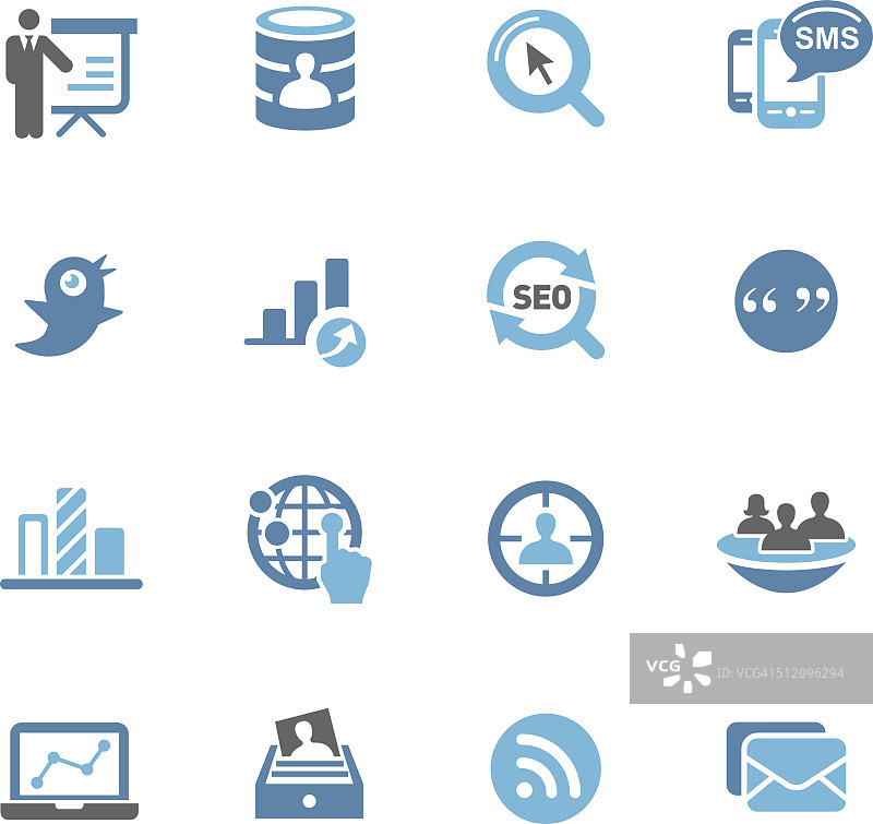 数字营销图标图片素材