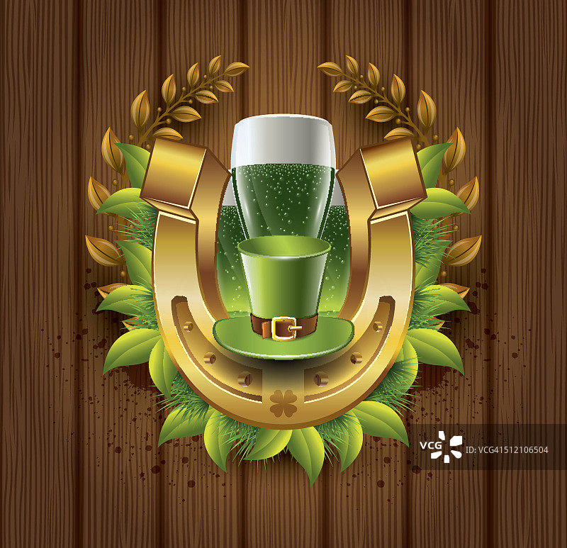 圣帕特里克节快乐图片素材