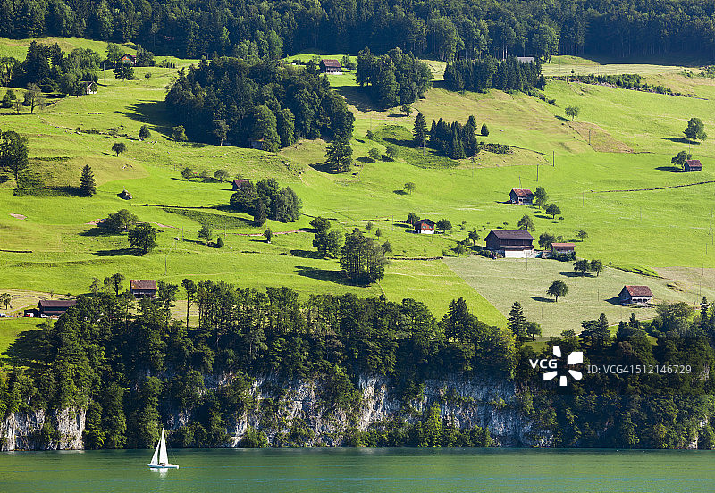 琉森湖图片素材