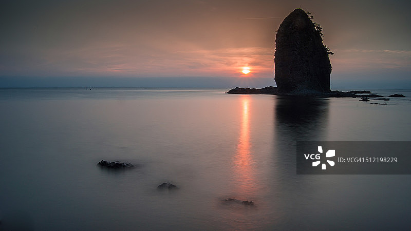 浅虫海滩风光图片素材