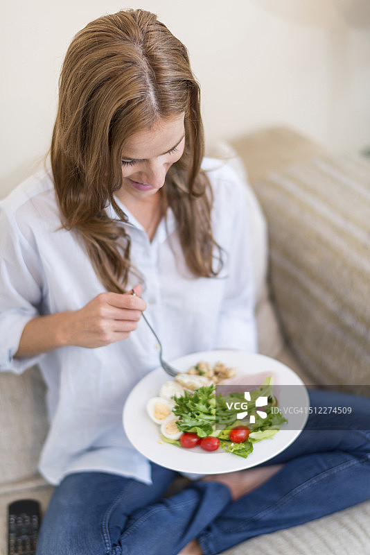健康饮食的女人图片素材