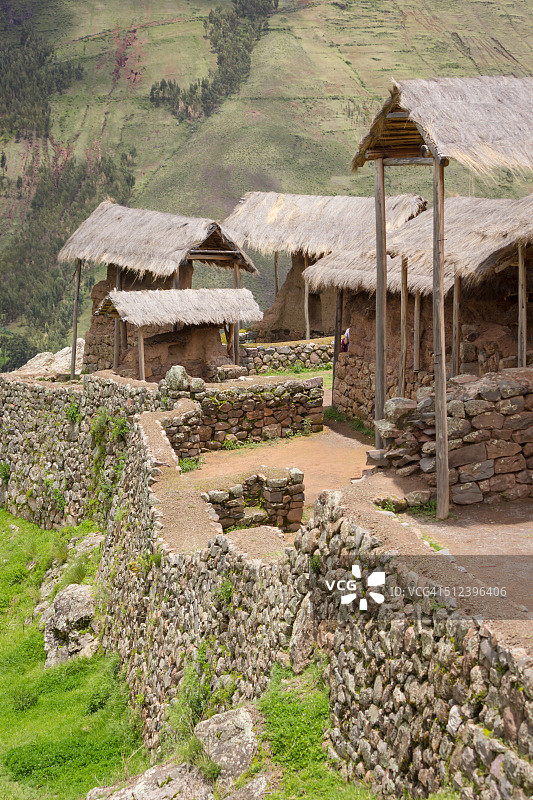 秘鲁皮萨克考古遗址图片素材