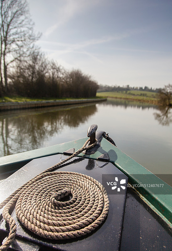 运河航行图片素材