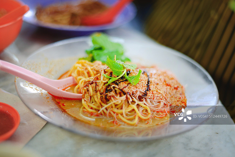 干咖喱面图片素材