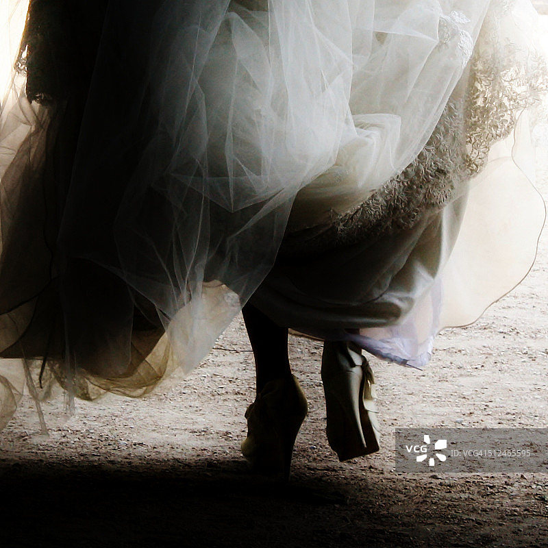 新娘背影图片素材