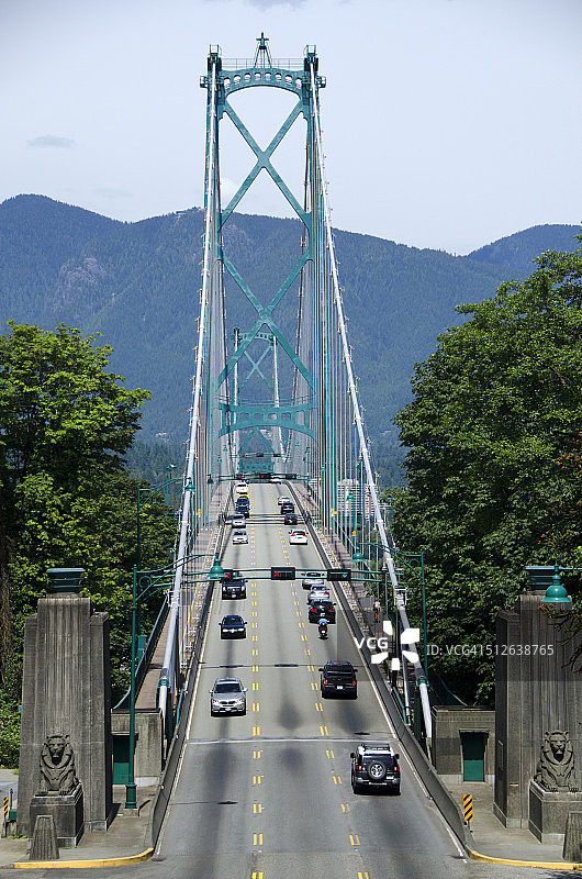 温哥华的狮门大桥图片素材