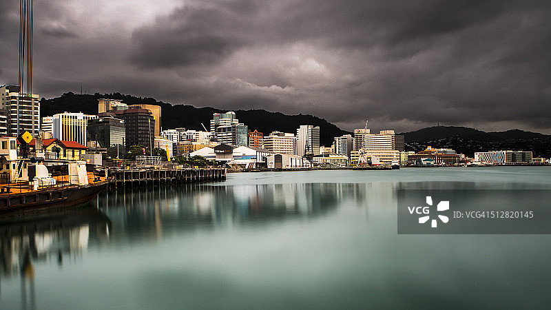 新西兰惠灵顿港图片素材